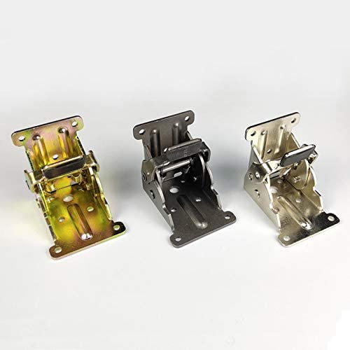 Marco de soporte plegable de hierro, bisagra autoblocante, accesorios de pata de mesa y fuelle, herramienta de Hardware para patas plegables, 1 pieza