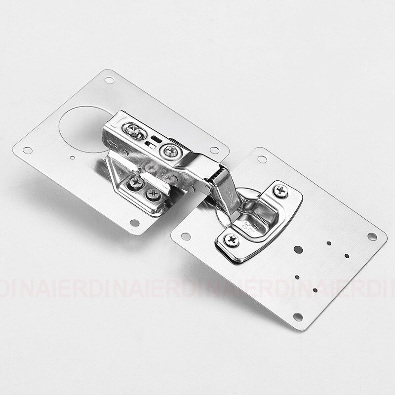 NAIERDI-Placa de reparaci&oacute;n de bisagra de puerta de armario, de acero inoxidable, para caj&oacute;n, ventana, puerta, Panel de conexi&oacute;n, Hardware de placa de reparaci&oacute;n