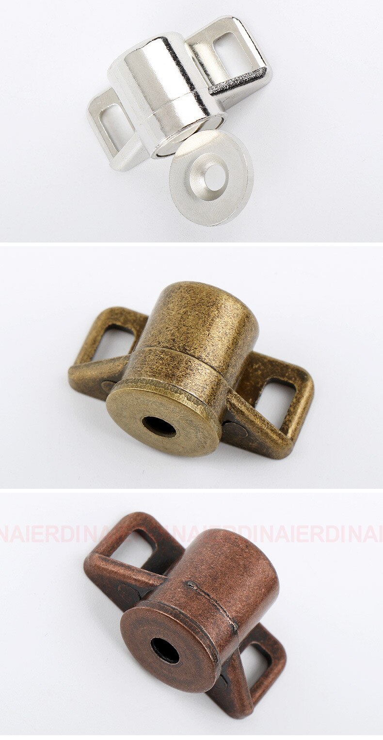 NAIERDI-pestillo magn&eacute;tico para puerta de armario, tope magn&eacute;tico para puerta de muebles, potente im&aacute;n de neodimio