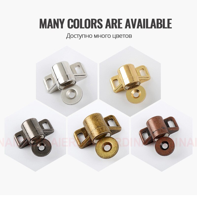 NAIERDI-pestillo magn&eacute;tico para puerta de armario, tope magn&eacute;tico para puerta de muebles, potente im&aacute;n de neodimio