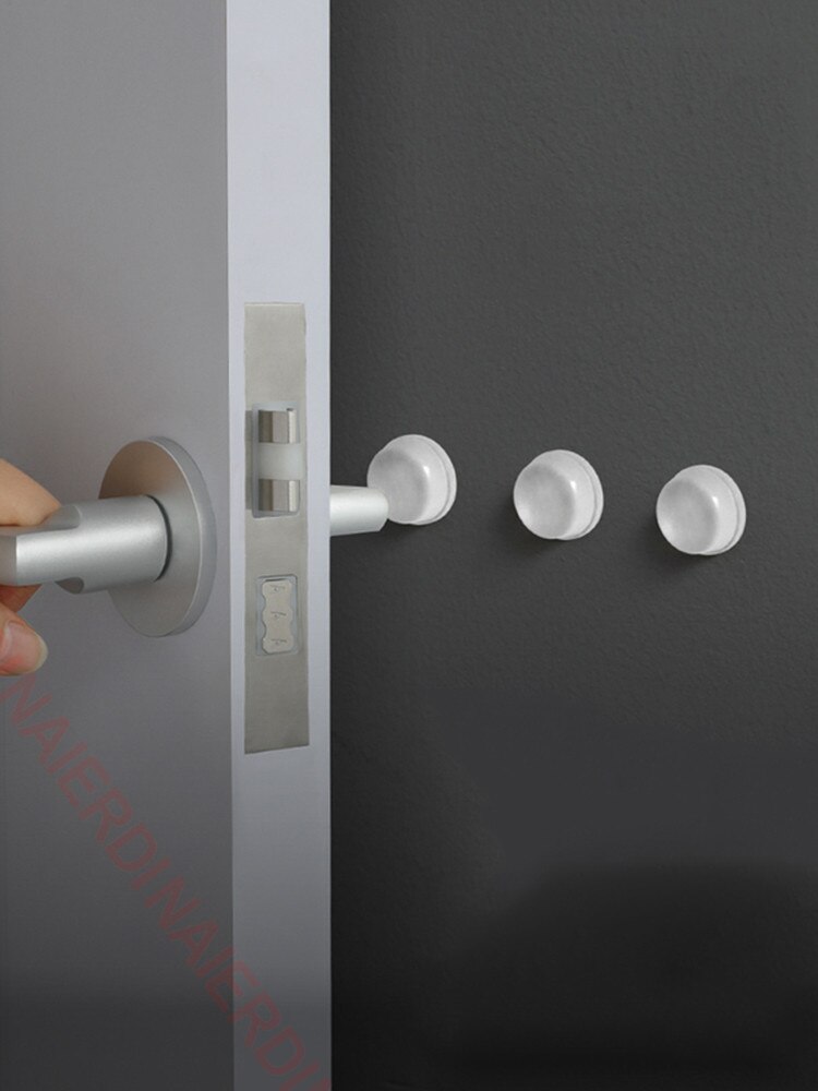 NAIERDI-Almohadillas de goma de silicona, amortiguador adhesivo anti choques para muebles, armario, cajones y puertas, de 40 a 80 piezas