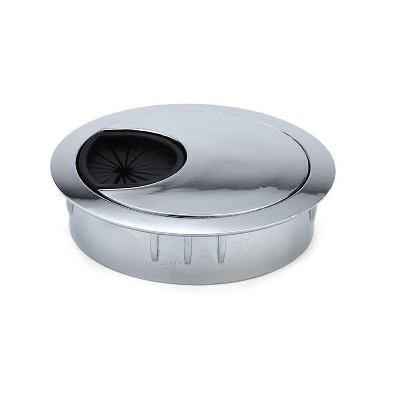 NAIERDI-Tapa para agujero (Gromet) de aleaci&oacute;n de Zinc para escritorio, ojal de ordenador, puerto de salida de Cable de mesa, caja de l&iacute;nea de superficie, herrajes para muebles