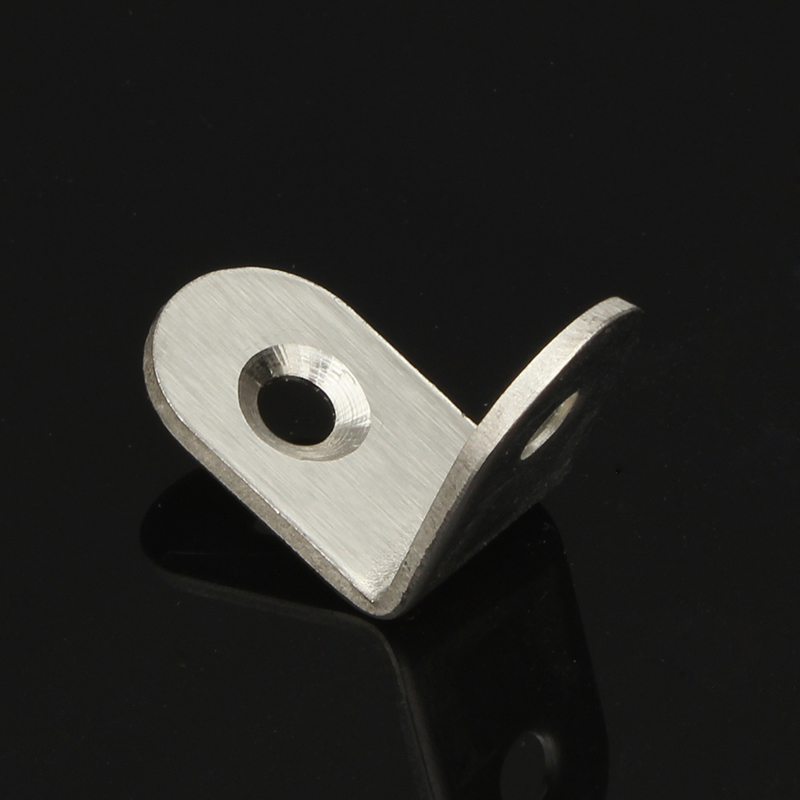 NAIERDI-soportes de esquina de acero inoxidable, Protector de siete tama&ntilde;os, soporte de esquina, herrajes para muebles, 10 Uds.