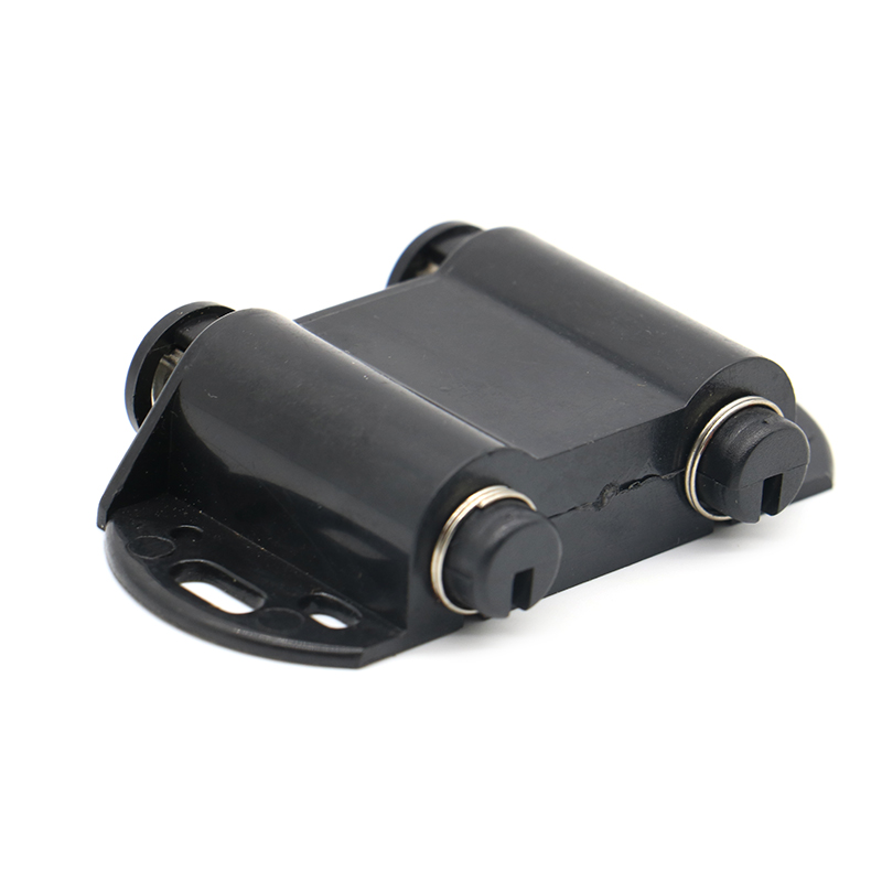 NAIERDI-Tope de puerta magn&eacute;tico, soportes de captura de armario, abrazaderas de vidrio, cierre de puerta para muebles de armario de cocina, color negro