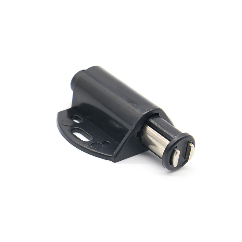 NAIERDI-Tope de puerta magn&eacute;tico, soportes de captura de armario, abrazaderas de vidrio, cierre de puerta para muebles de armario de cocina, color negro