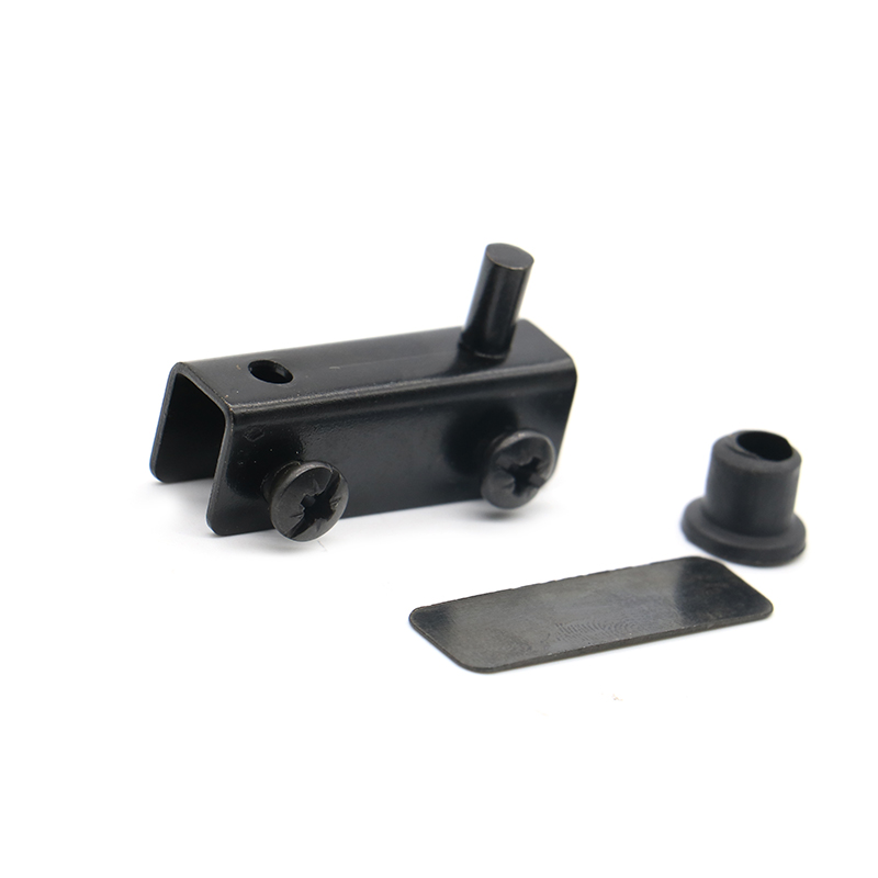 NAIERDI-Tope de puerta magn&eacute;tico, soportes de captura de armario, abrazaderas de vidrio, cierre de puerta para muebles de armario de cocina, color negro