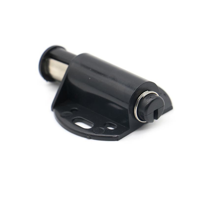 NAIERDI-Tope de puerta magn&eacute;tico, soportes de captura de armario, abrazaderas de vidrio, cierre de puerta para muebles de armario de cocina, color negro