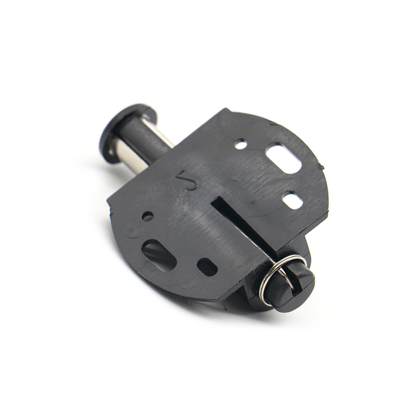 NAIERDI-Tope de puerta magn&eacute;tico, soportes de captura de armario, abrazaderas de vidrio, cierre de puerta para muebles de armario de cocina, color negro