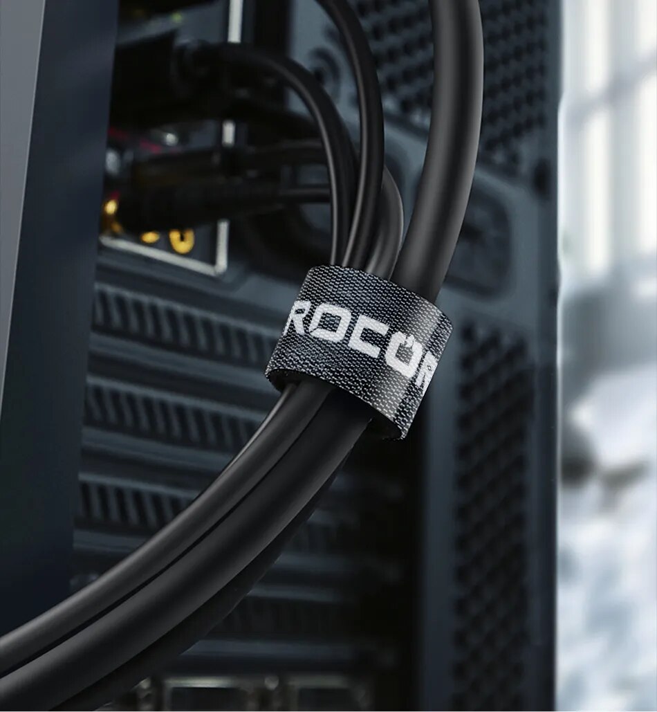 Rocoren-organizador de cables, enrollador de cables USB, Protector de cargador para tel&eacute;fono, rat&oacute;n, auriculares, soporte de Cable de protecci&oacute;n
