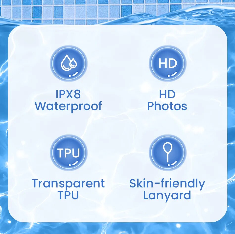 Rocoren-funda de tel&eacute;fono impermeable para iPhone 14, 13, 12 Pro, Samsung, Xiaomi, funda de tel&eacute;fono a prueba de agua, bolsa de protecci&oacute;n Universal