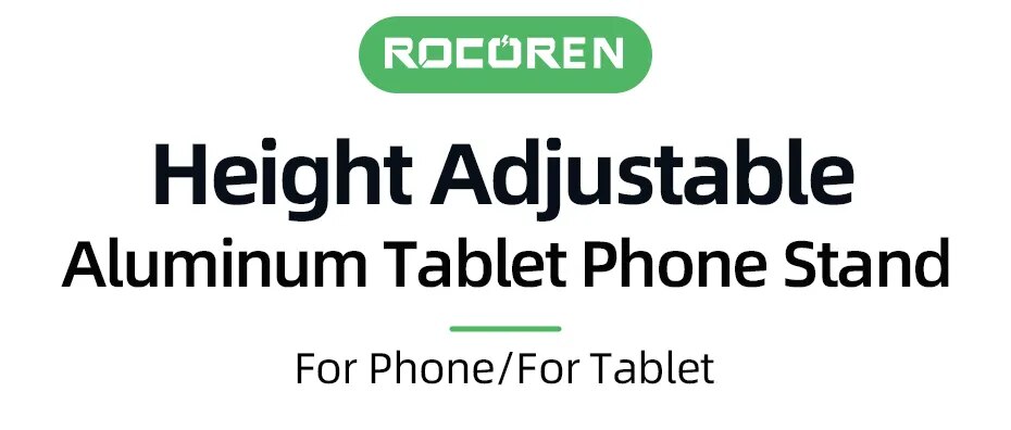 Rocoren-Soporte de escritorio para tel&eacute;fono m&oacute;vil, soporte de Metal plegable para tableta, para iPhone 14, 13, iPad Pro Air, Universal