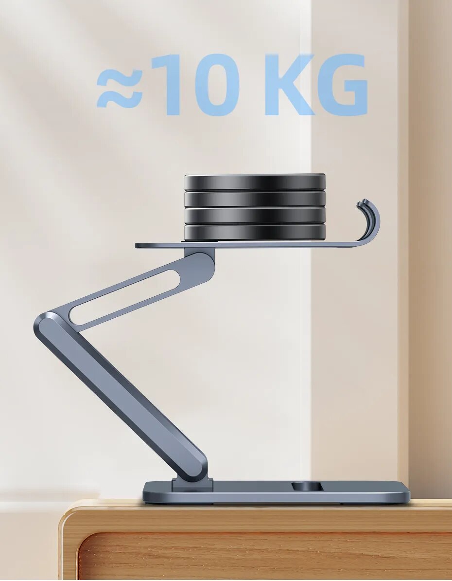 Rocoren-Soporte de escritorio para tel&eacute;fono m&oacute;vil, soporte de Metal plegable para tableta, para iPhone 14, 13, iPad Pro Air, Universal