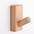 Paquete de 4 ganchos para abrigos, ganchos de madera para pared, ganchos decorativos de madera, ganchos resistentes, colgador de pared antiguo para sala de estar Paquete de 4 ganchos para abrigos, ganchos de madera para pared, ganchos decorativos de madera, ganchos resistentes, colgador de pared antiguo para sala de estar