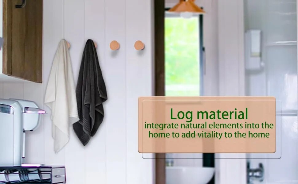 Paquete de 4 ganchos para abrigos, ganchos de madera para pared, ganchos decorativos de madera, ganchos resistentes, colgador de pared antiguo para sala de estar Paquete de 4 ganchos para abrigos, ganchos de madera para pared, ganchos decorativos de madera, ganchos resistentes, colgador de pared antiguo para sala de estar