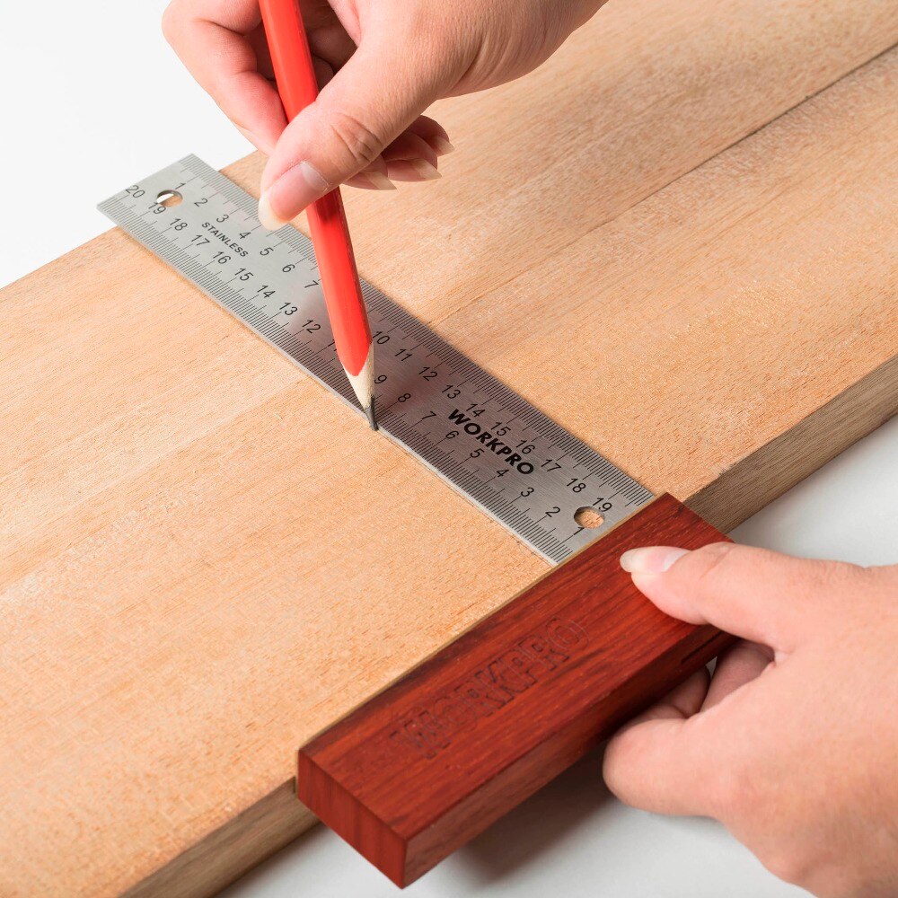 Par de reglas de &aacute;ngulo para carpinter&iacute;a