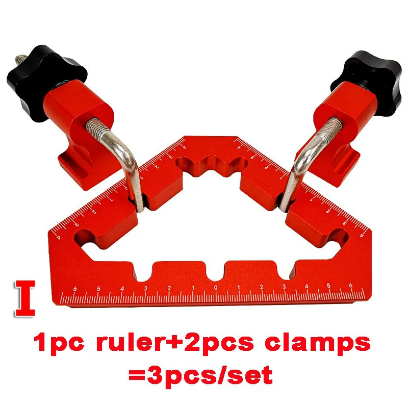 Herramienta de abrazaderas de &aacute;ngulo recto para carpinter&iacute;a