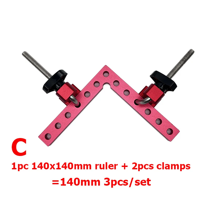 Herramienta de abrazaderas de &aacute;ngulo recto para carpinter&iacute;a