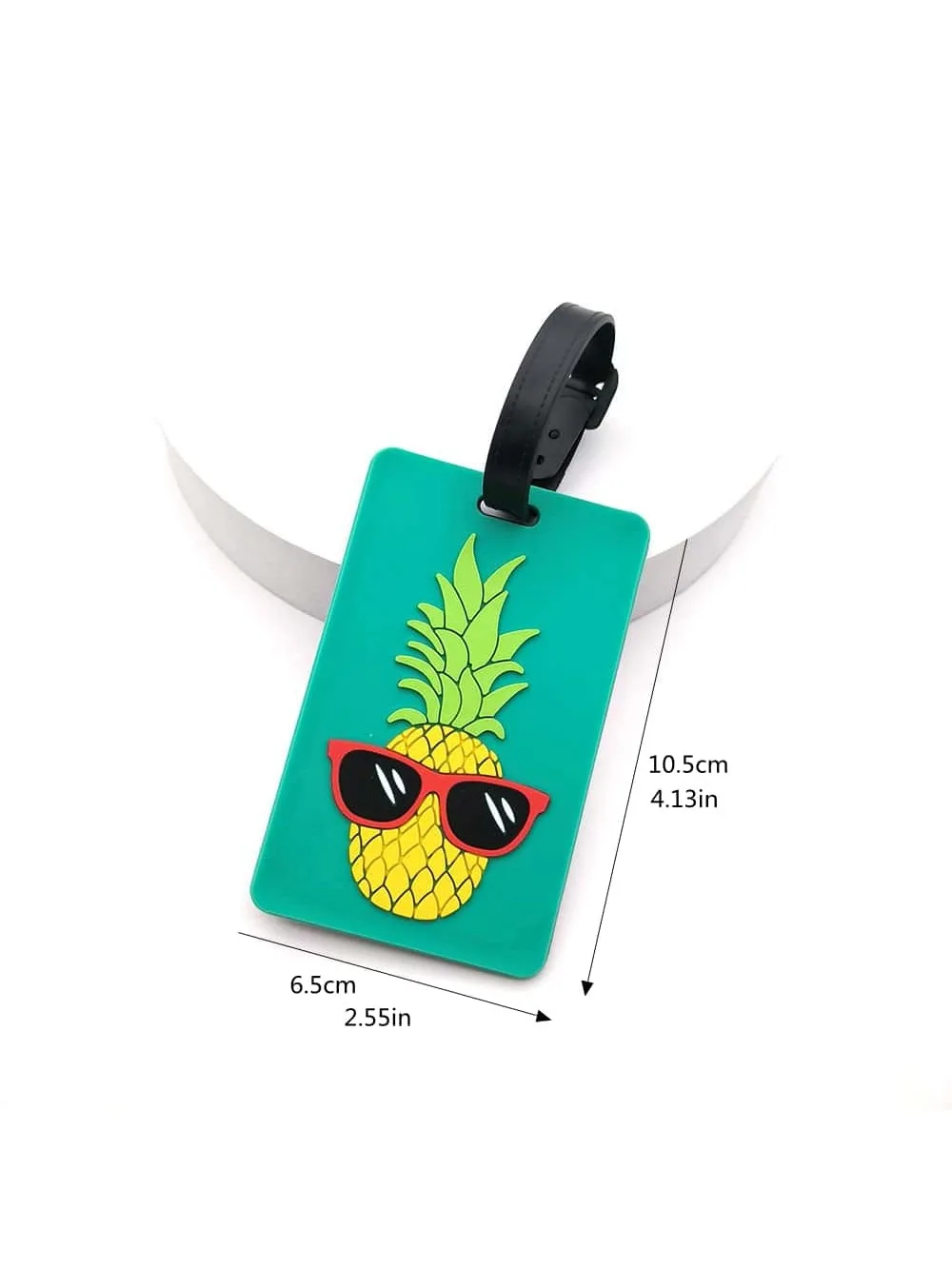 1PCS Luggage Tags Travel Accessories Silicone Suitcase Tags Fashion Style Silicon Portable Travel Label ID Address Holder