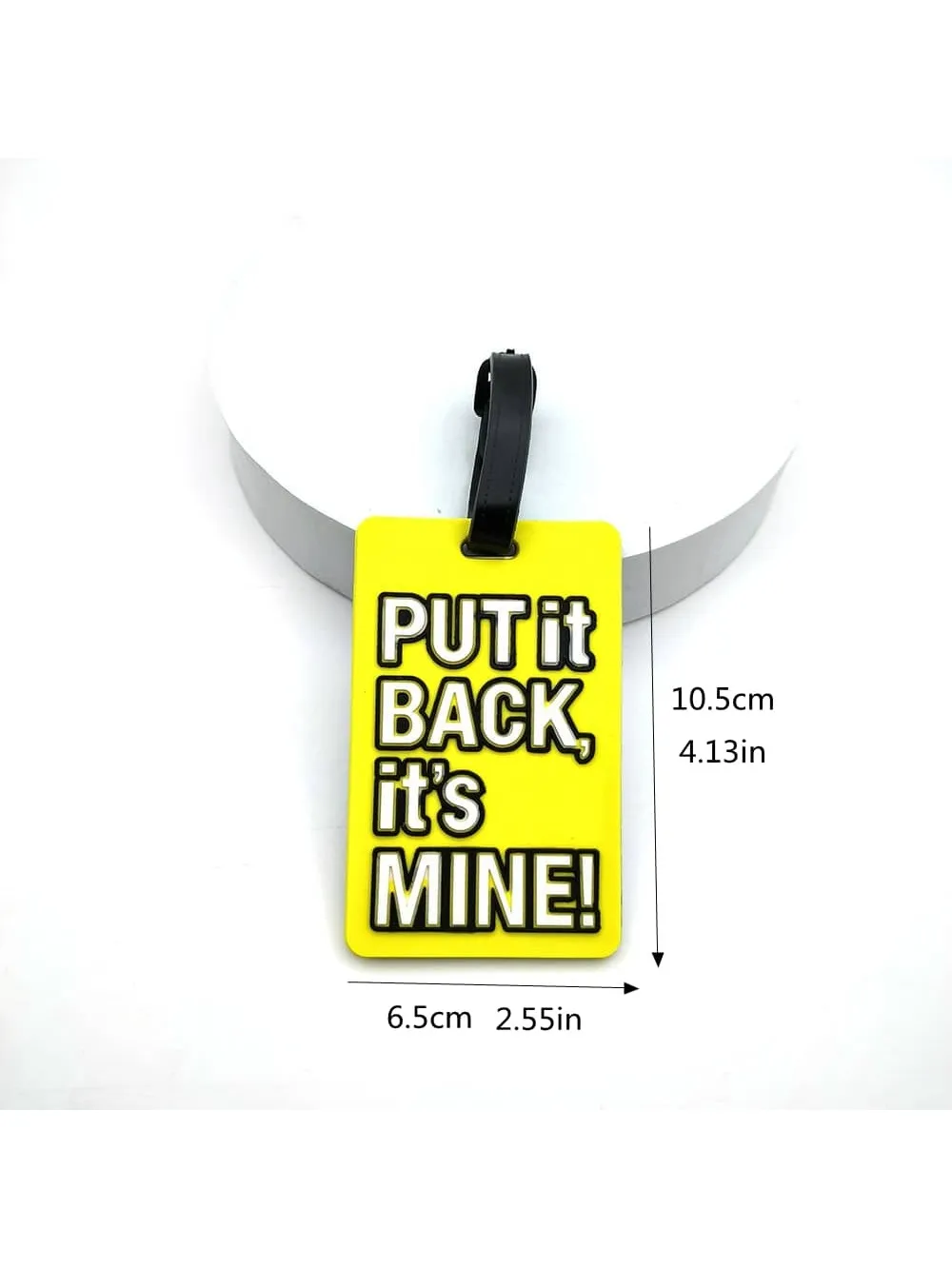 1PCS Luggage Tags Travel Accessories Silicone Suitcase Tags Fashion Style Silicon Portable Travel Label ID Address Holder