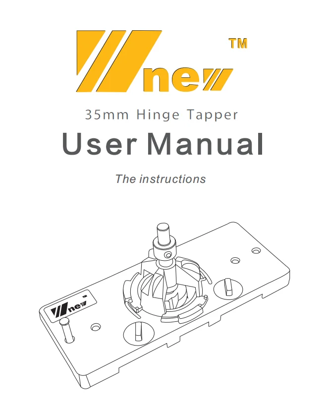 JIGHOLE-Kit de plantilla de bisagra oculta de 35mm, herramientas de carpinter&iacute;a adecuadas para instalaci&oacute;n de bisagras de puerta de armario con marco frontal