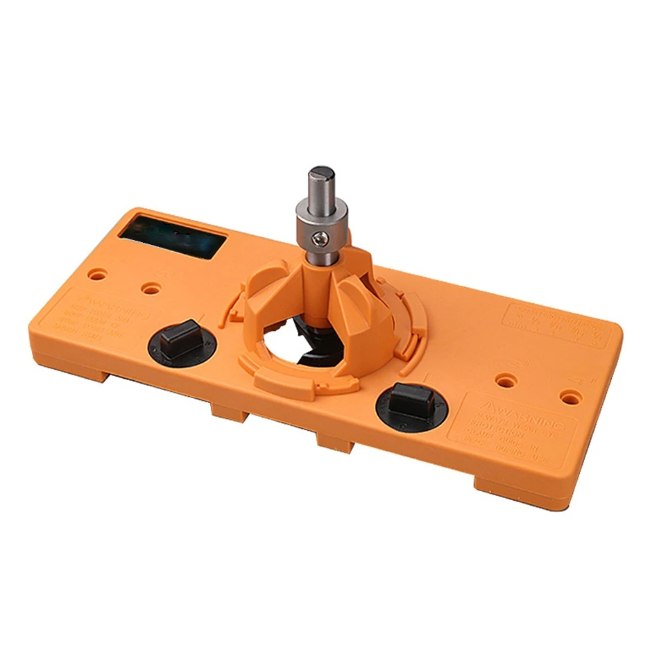 JIGHOLE-Kit de plantilla de bisagra oculta de 35mm, herramientas de carpinter&iacute;a adecuadas para instalaci&oacute;n de bisagras de puerta de armario con marco frontal