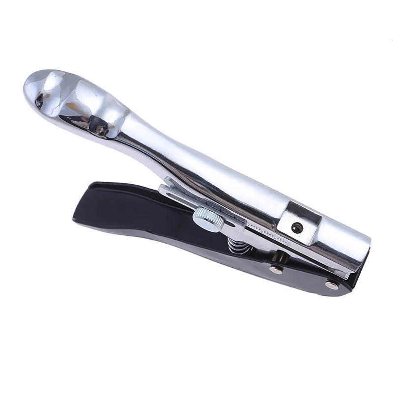 Cubiertas de tornillos, perforadora de apertura, alicates redondos, tarjeta de papel fotogr&aacute;fico de cr&eacute;dito, perforadora redonda de esquina, cortador de papel, agujero oculto