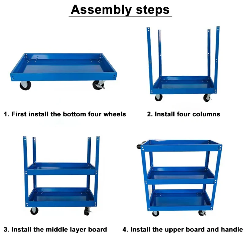 Carro de herramientas para taller mec&aacute;nico, carro de herramientas con ruedas, caja de herramientas, soporte organizador de gabinete, estantes para banco de trabajo de garaje, accesorios