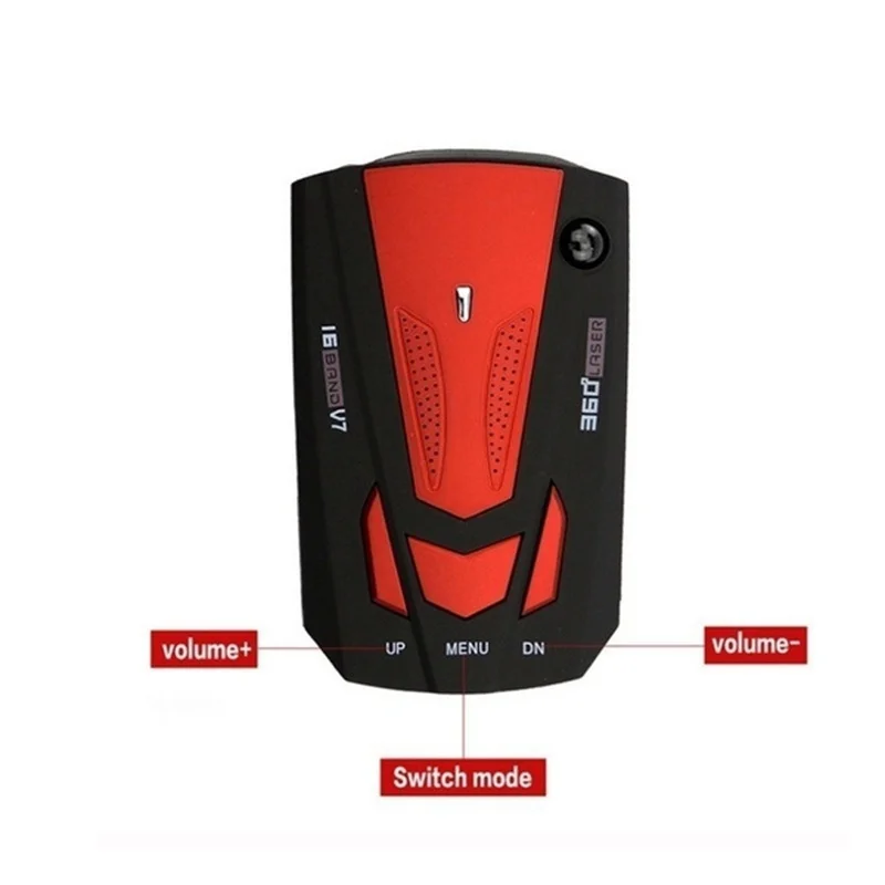 Detector de Radar l&aacute;ser para coche, sistema de alarma de velocidad para veh&iacute;culo, con instrucci&oacute;n de voz, Detector electr&oacute;nico de perros, 12v