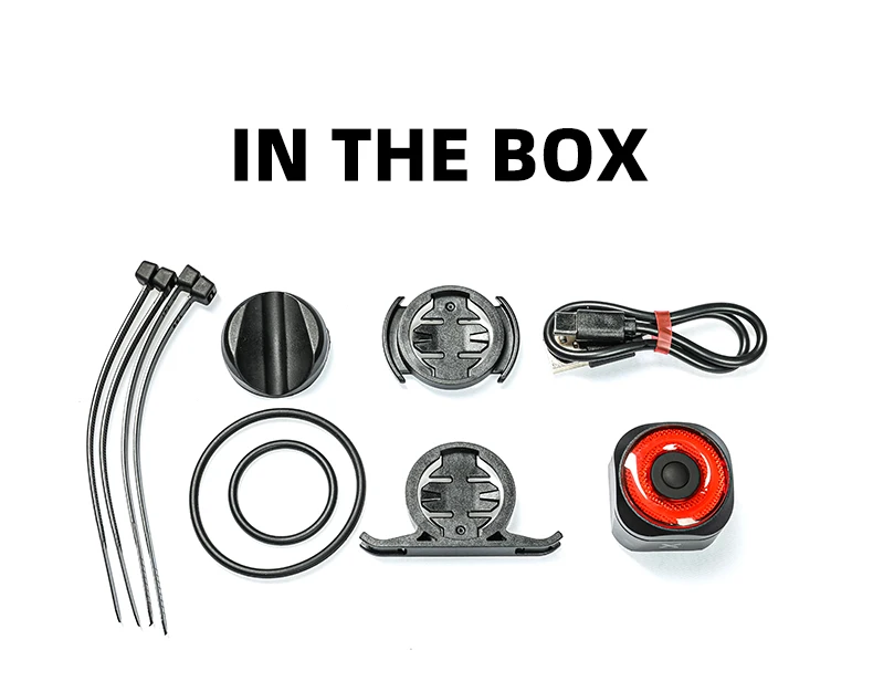 XOSS-luz trasera XR Pro Team Sync para bicicleta, con sensor de freno autom&aacute;tico, recargable, resistente al agua