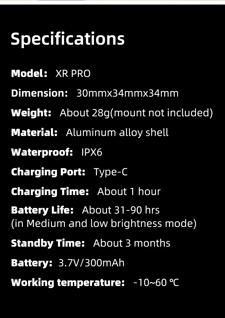 XOSS-luz trasera XR Pro Team Sync para bicicleta, con sensor de freno autom&aacute;tico, recargable, resistente al agua