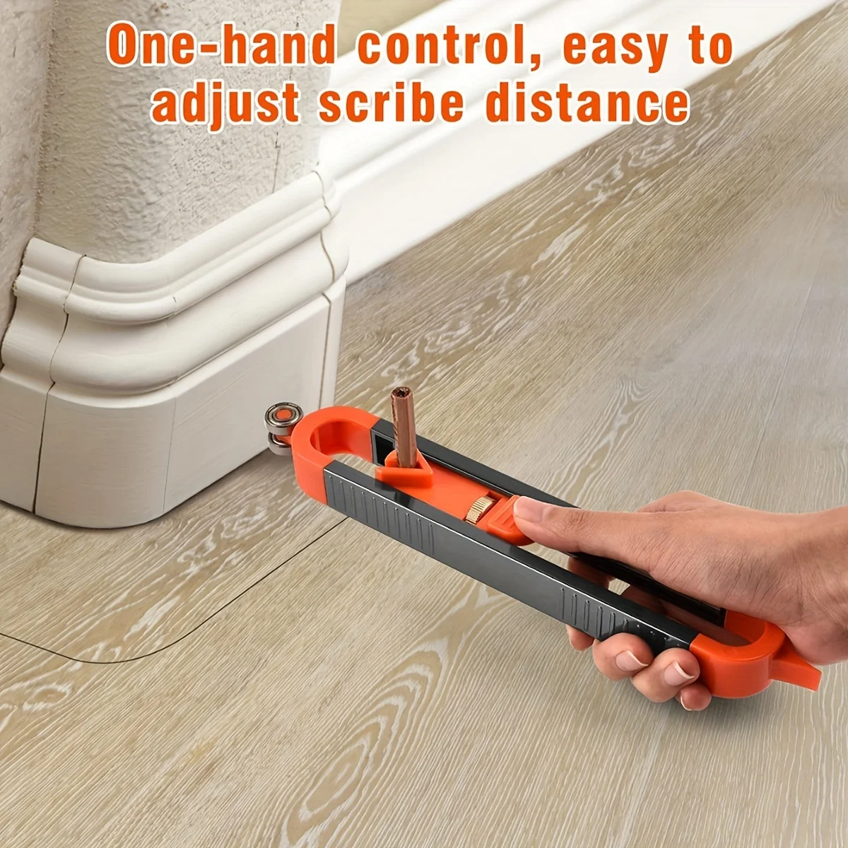 Herramienta de trazado de calibre de contorno, duplicador de perfil preciso, herramienta de perfil de forma Irregular para carpinter&iacute;a, proyectos de conversi&oacute;n de furgonetas