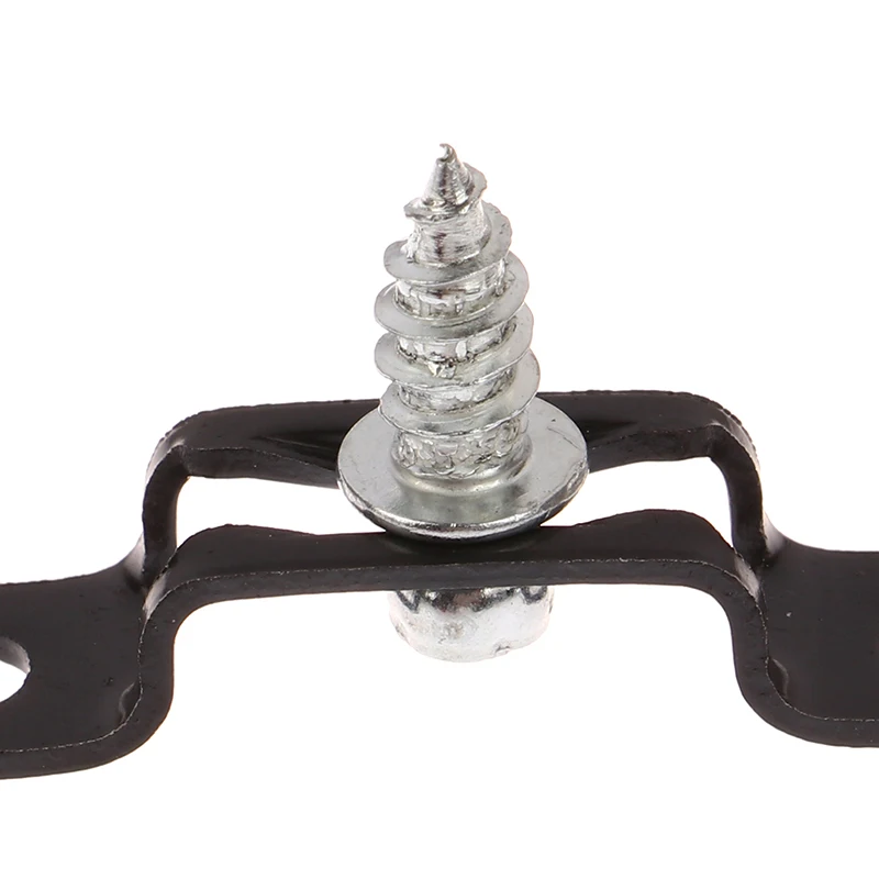 Conector Invisible para gabinete de madera, montaje de bisagra de armario de Metal para carpinter&iacute;a, soporte de muebles, tornillo empotrado, sujetador, 10 piezas, 2 en 1