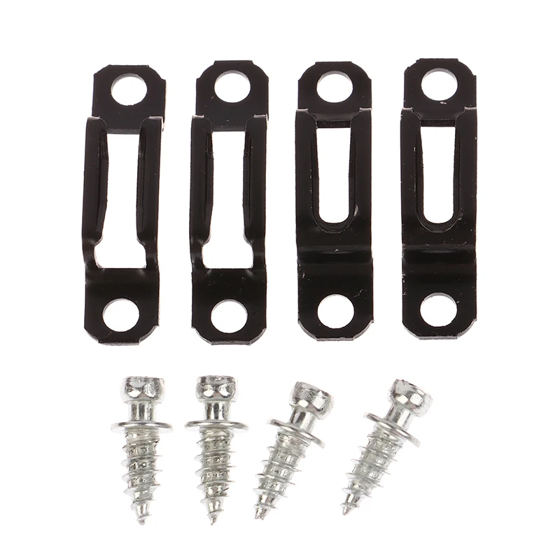 Conector Invisible para gabinete de madera, montaje de bisagra de armario de Metal para carpinter&iacute;a, soporte de muebles, tornillo empotrado, sujetador, 10 piezas, 2 en 1