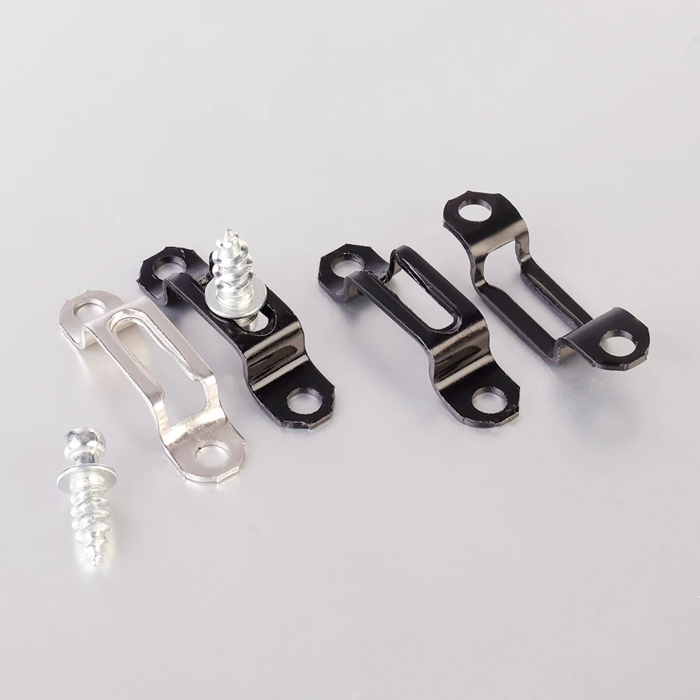 Conectores invisibles para gabinete, montaje de bisagras de armario de Metal para carpinter&iacute;a, soporte de conexi&oacute;n de muebles, sujetador de tornillo empotrado