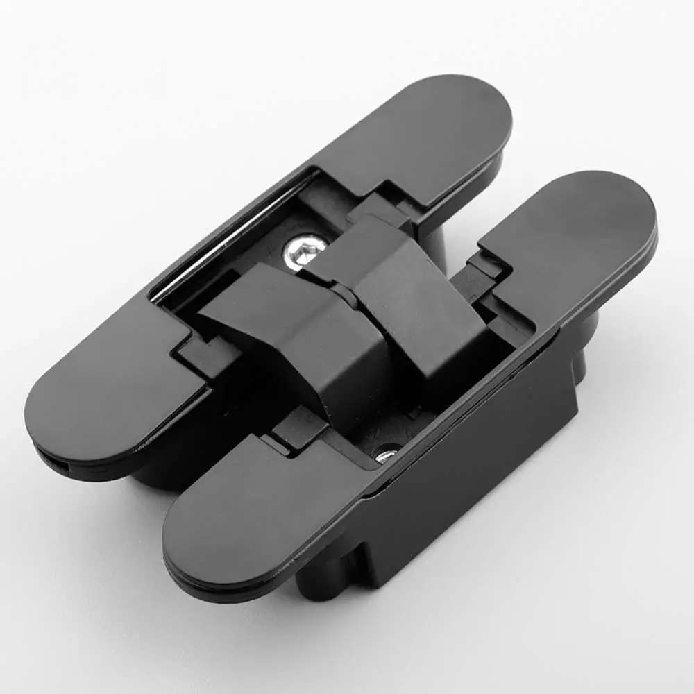 Bisagras invisibles, bisagra cruzada oculta, puerta de armario, cajas de madera para ventana plegable, muebles