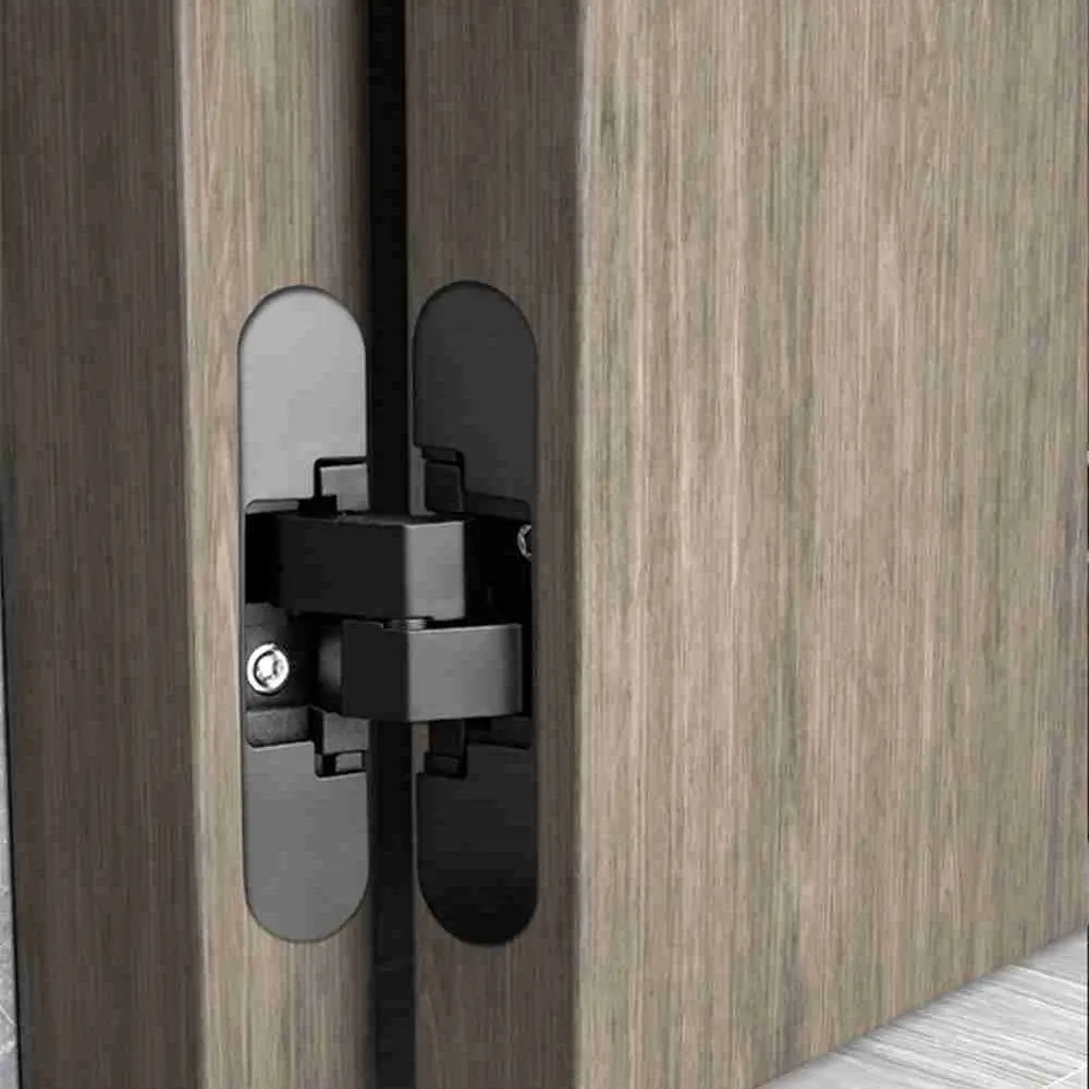 Bisagras invisibles, bisagra cruzada oculta, puerta de armario, cajas de madera para ventana plegable, muebles