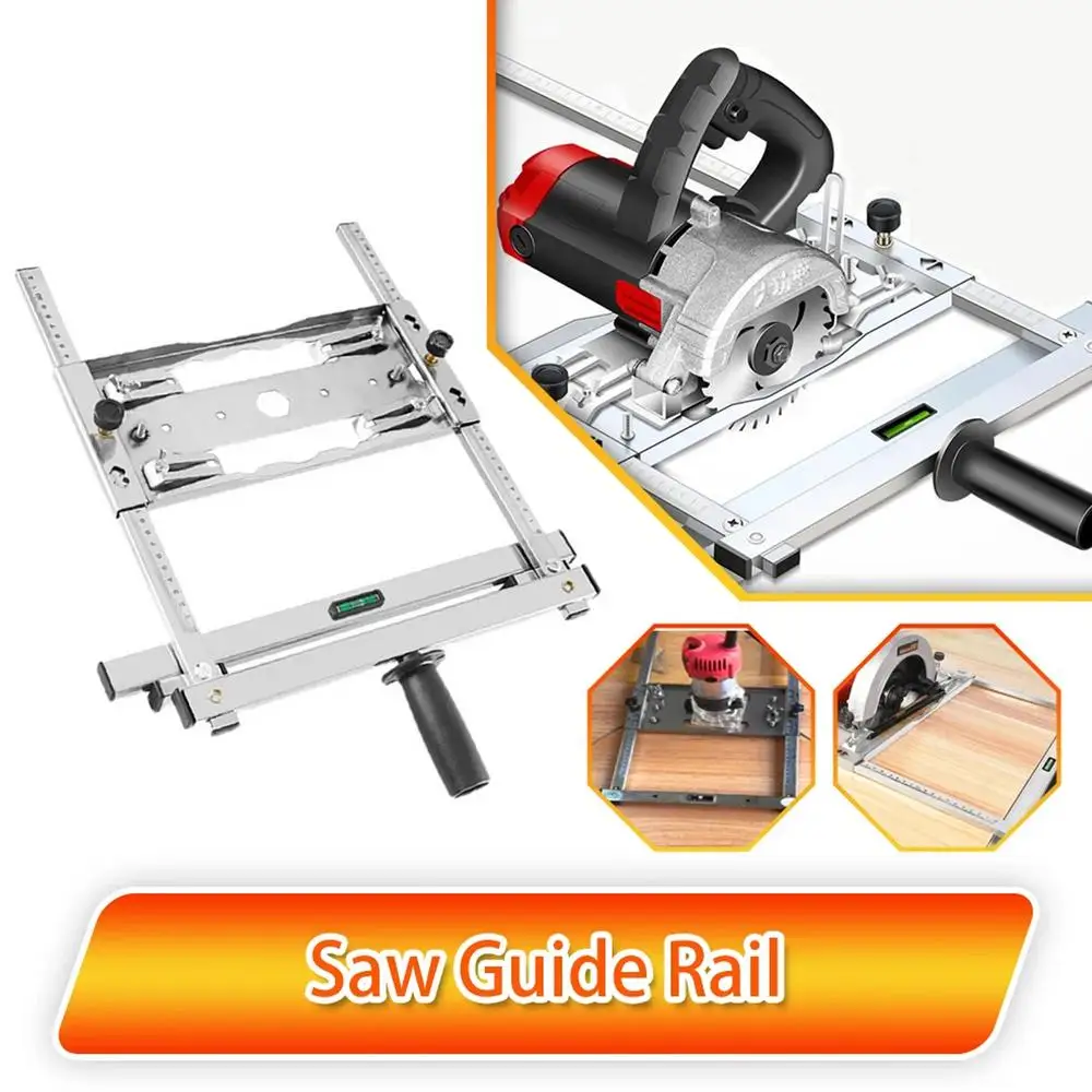 Cortador de tablero de carpinter&iacute;a adecuado para m&aacute;quinas de corte de sierra Circular el&eacute;ctrica, m&aacute;quina de corte de tablero de respaldo de posicionamiento r&aacute;pido