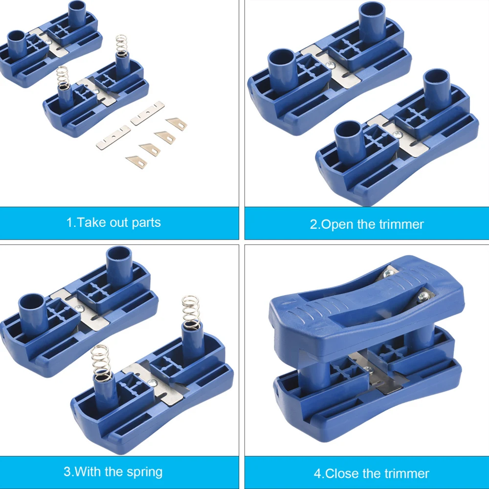 Newshark-recortadora de doble filo, m&aacute;quina de bandas laterales, recortadora de cola de cabeza de madera para pl&aacute;stico, PVC, madera contrachapada, herramientas manuales para carpinter&iacute;a