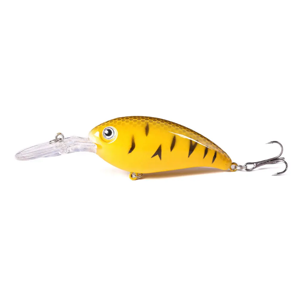 Hengjia-se&ntilde;uelo de Pesca de manivela Wobbler, 14g, 10cm, Minnow Isca Artificial, Crankbait, Leurre de Lucio, aparejos de Pesca de arrastre