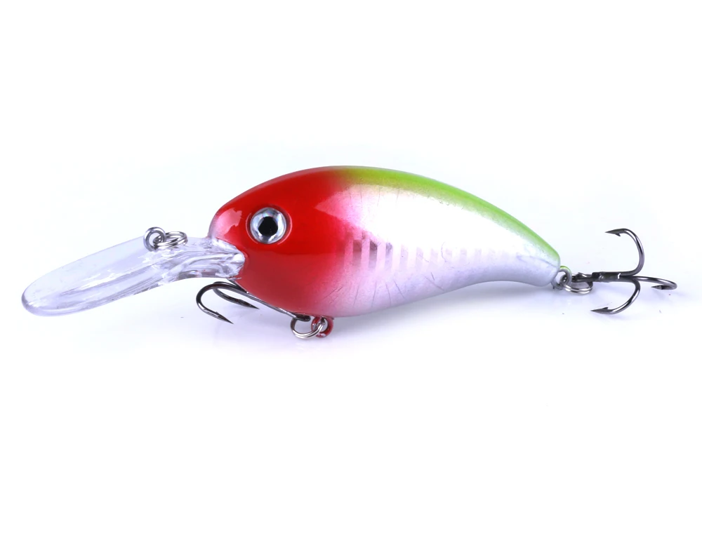 Hengjia-se&ntilde;uelo de Pesca de manivela Wobbler, 14g, 10cm, Minnow Isca Artificial, Crankbait, Leurre de Lucio, aparejos de Pesca de arrastre