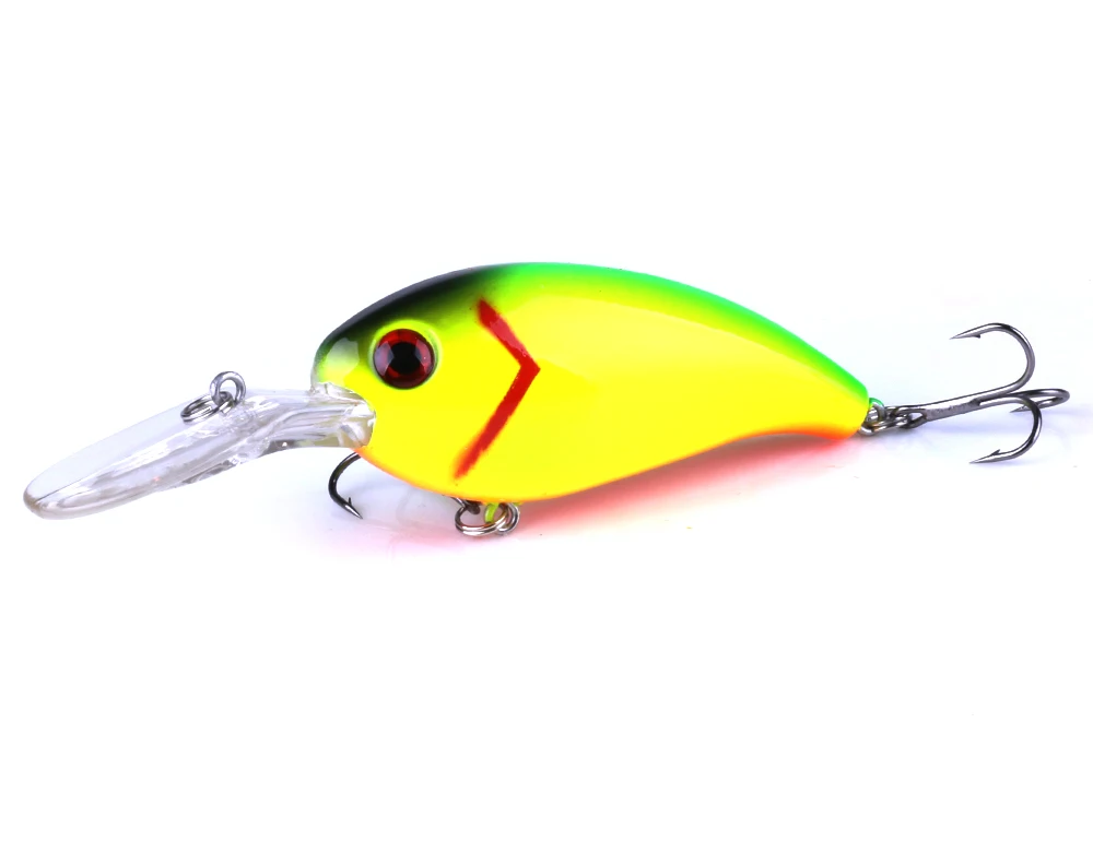 Hengjia-se&ntilde;uelo de Pesca de manivela Wobbler, 14g, 10cm, Minnow Isca Artificial, Crankbait, Leurre de Lucio, aparejos de Pesca de arrastre