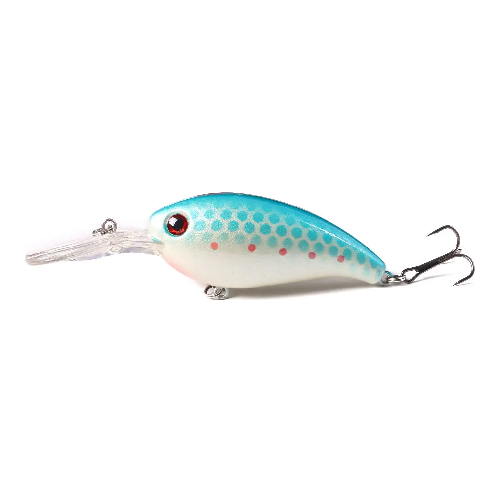 Hengjia-se&ntilde;uelo de Pesca de manivela Wobbler, 14g, 10cm, Minnow Isca Artificial, Crankbait, Leurre de Lucio, aparejos de Pesca de arrastre