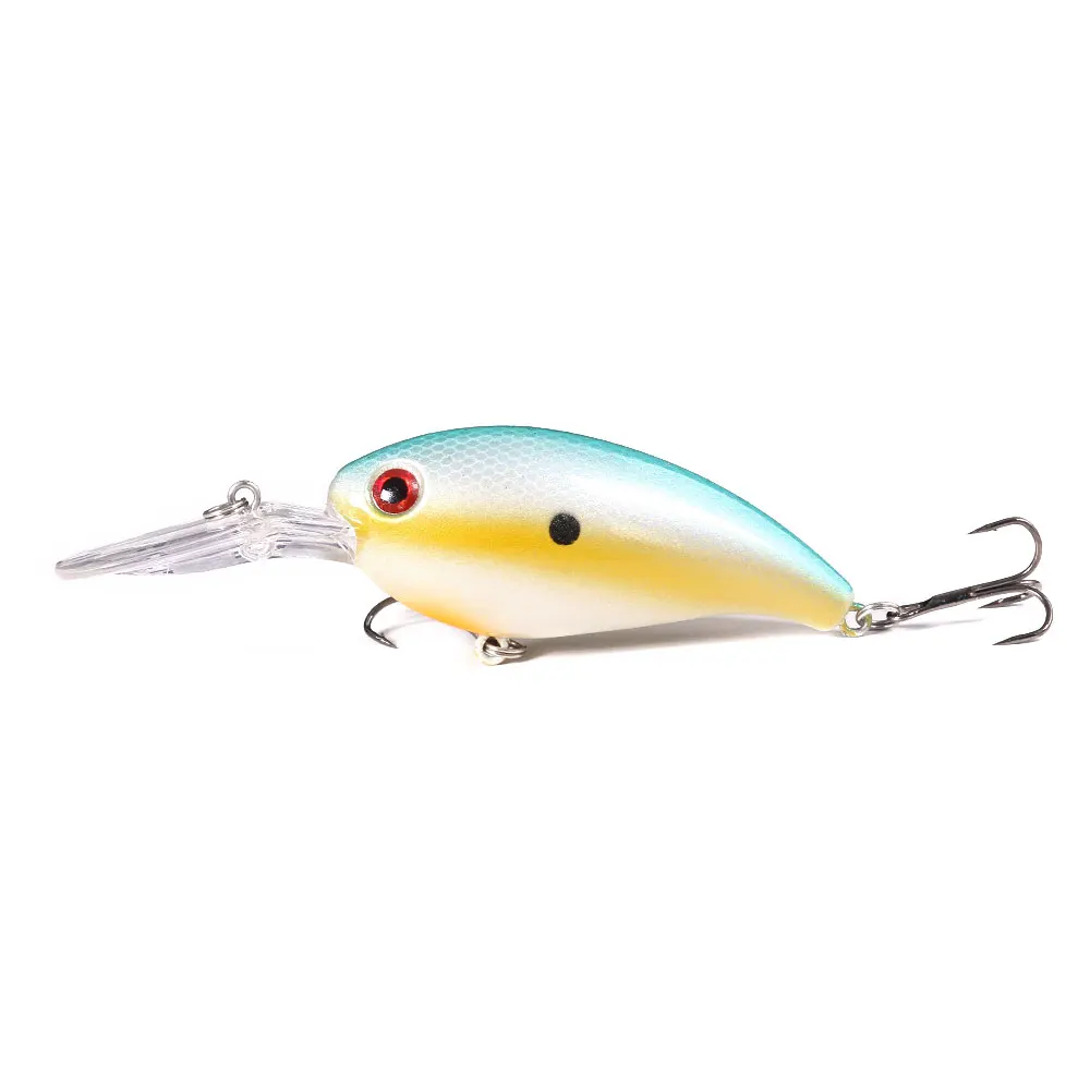 Hengjia-se&ntilde;uelo de Pesca de manivela Wobbler, 14g, 10cm, Minnow Isca Artificial, Crankbait, Leurre de Lucio, aparejos de Pesca de arrastre