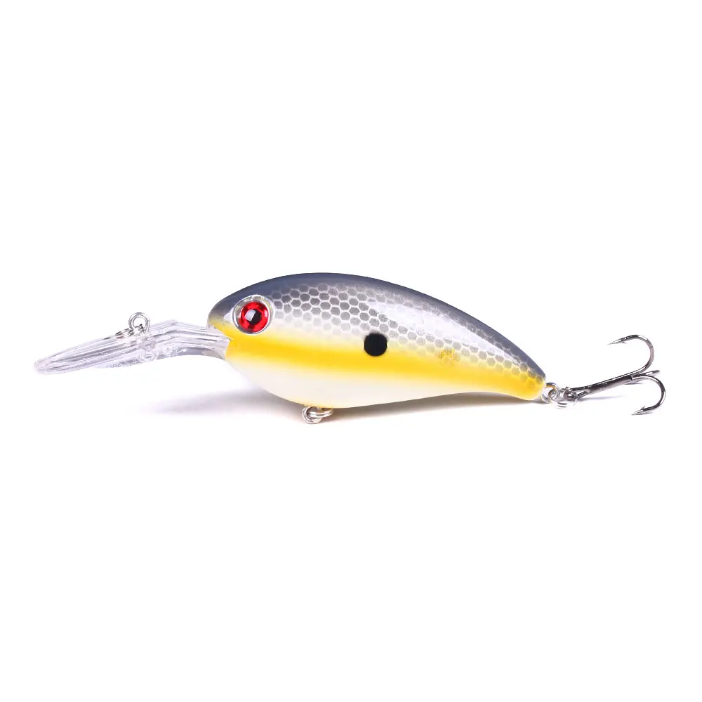 Hengjia-se&ntilde;uelo de Pesca de manivela Wobbler, 14g, 10cm, Minnow Isca Artificial, Crankbait, Leurre de Lucio, aparejos de Pesca de arrastre