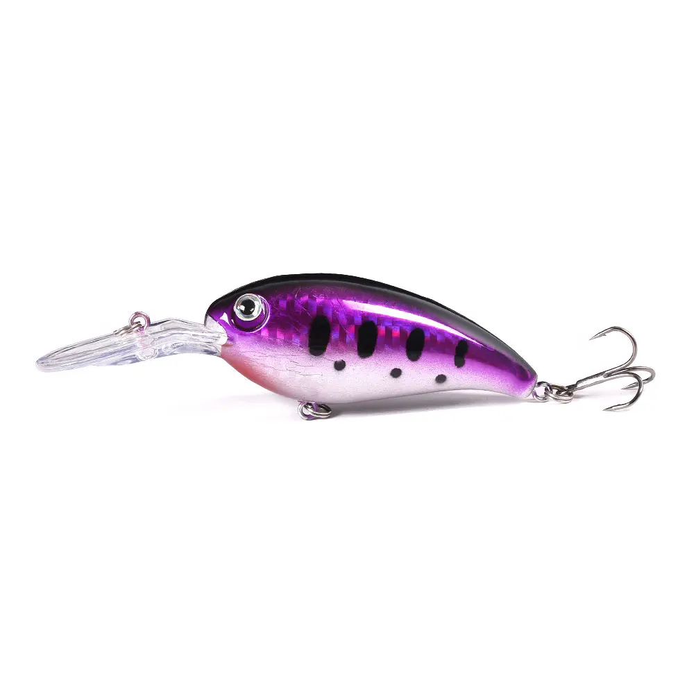 Hengjia-se&ntilde;uelo de Pesca de manivela Wobbler, 14g, 10cm, Minnow Isca Artificial, Crankbait, Leurre de Lucio, aparejos de Pesca de arrastre