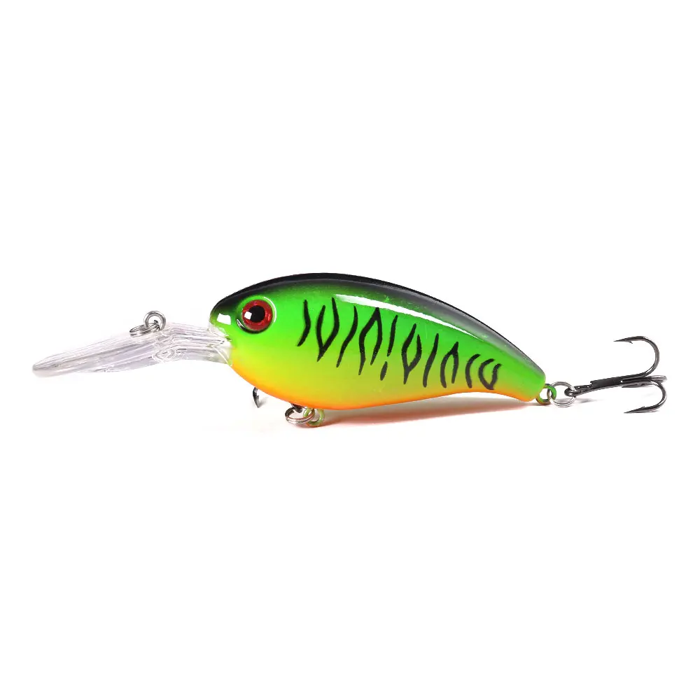 Hengjia-se&ntilde;uelo de Pesca de manivela Wobbler, 14g, 10cm, Minnow Isca Artificial, Crankbait, Leurre de Lucio, aparejos de Pesca de arrastre