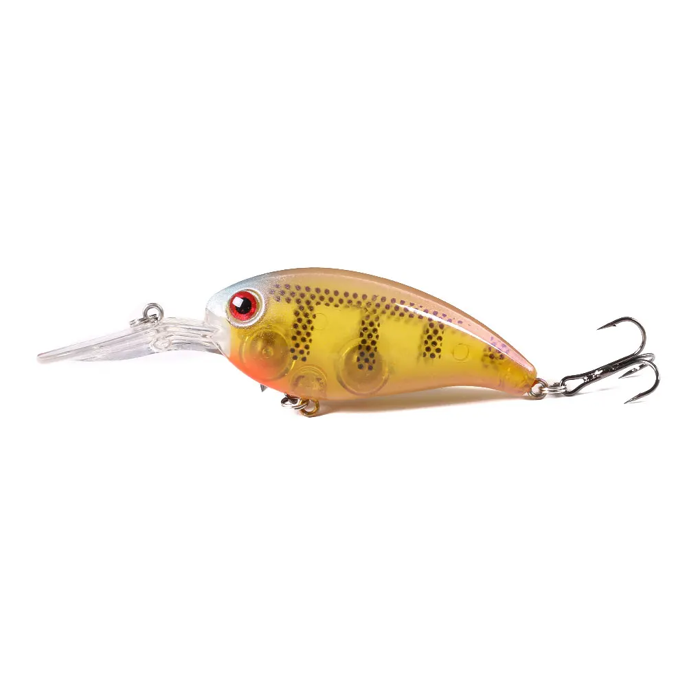 Hengjia-se&ntilde;uelo de Pesca de manivela Wobbler, 14g, 10cm, Minnow Isca Artificial, Crankbait, Leurre de Lucio, aparejos de Pesca de arrastre