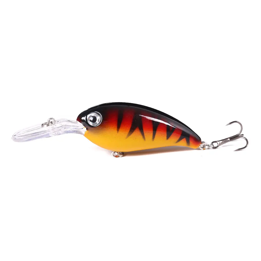 Hengjia-se&ntilde;uelo de Pesca de manivela Wobbler, 14g, 10cm, Minnow Isca Artificial, Crankbait, Leurre de Lucio, aparejos de Pesca de arrastre