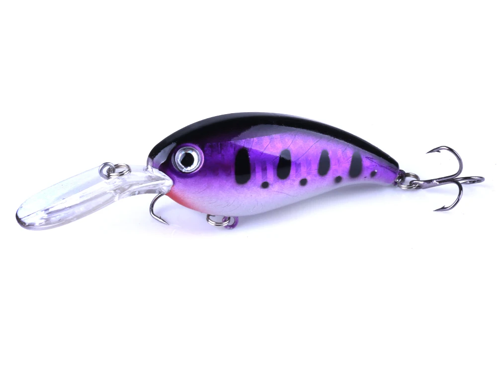 Hengjia-se&ntilde;uelo de Pesca de manivela Wobbler, 14g, 10cm, Minnow Isca Artificial, Crankbait, Leurre de Lucio, aparejos de Pesca de arrastre