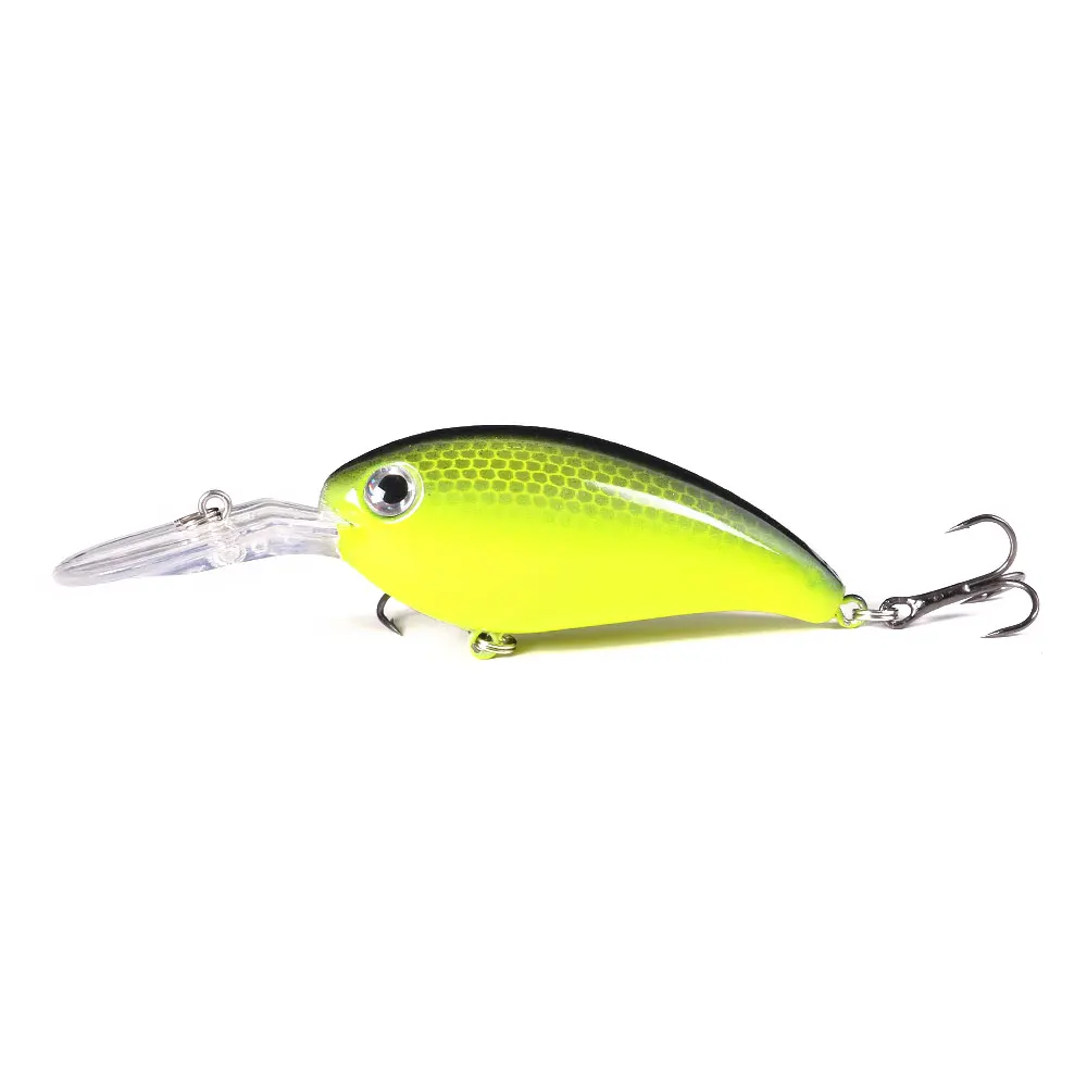 Hengjia-se&ntilde;uelo de Pesca de manivela Wobbler, 14g, 10cm, Minnow Isca Artificial, Crankbait, Leurre de Lucio, aparejos de Pesca de arrastre